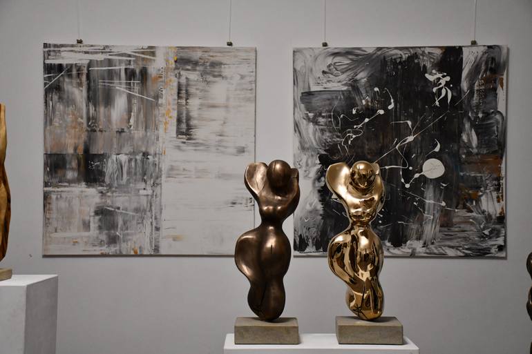 Original Abstract Expressionism Abstract Painting by Sophie Mangelsen