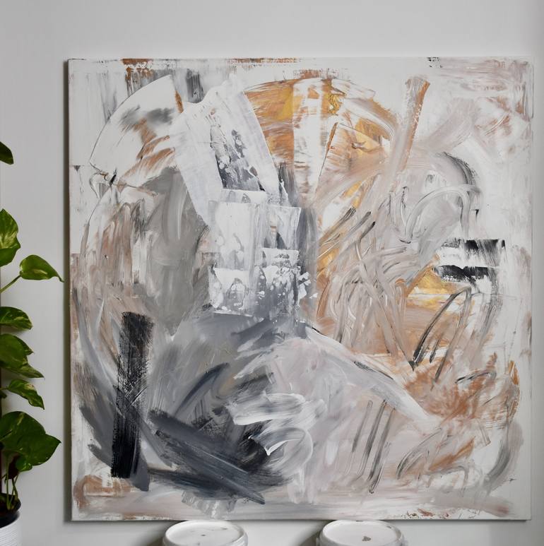 Original Conceptual Abstract Painting by Sophie Mangelsen