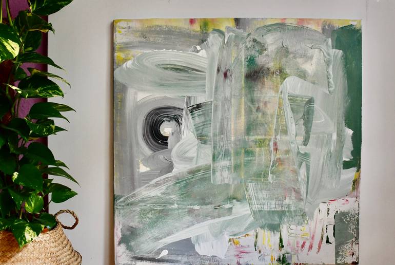Original Abstract Expressionism Abstract Painting by Sophie Mangelsen