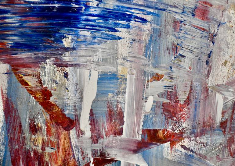 Original Abstract Expressionism Abstract Painting by Sophie Mangelsen