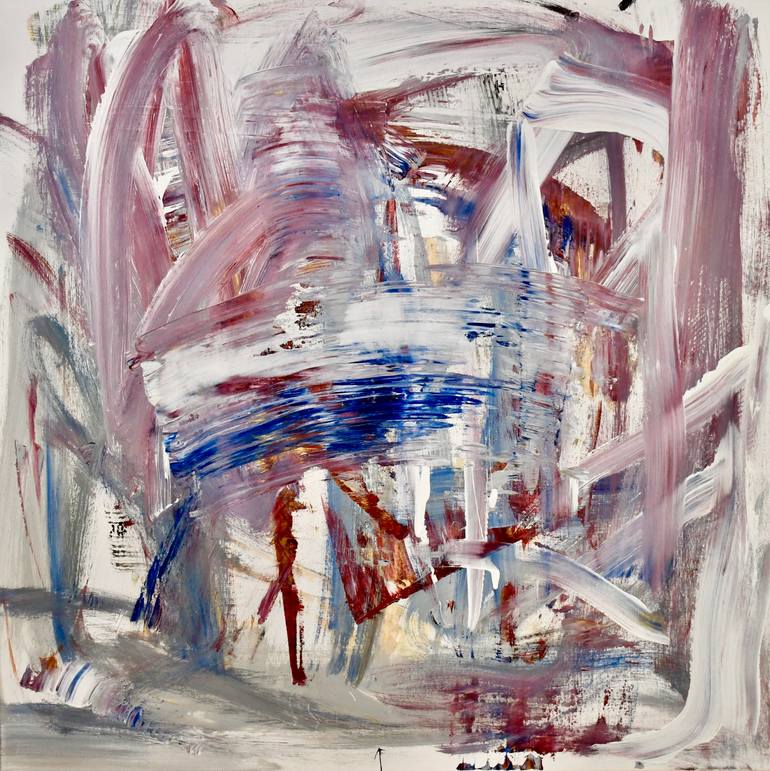 Original Abstract Expressionism Abstract Painting by Sophie Mangelsen