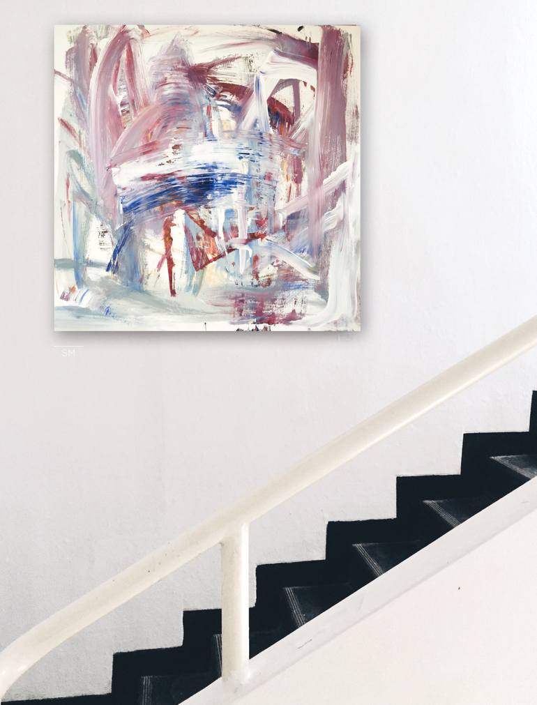 Original Abstract Expressionism Abstract Painting by Sophie Mangelsen