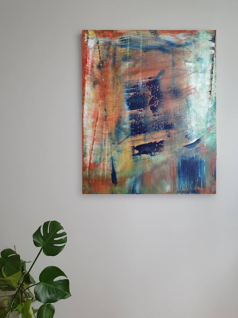 Original Conceptual Abstract Painting by Sophie Mangelsen