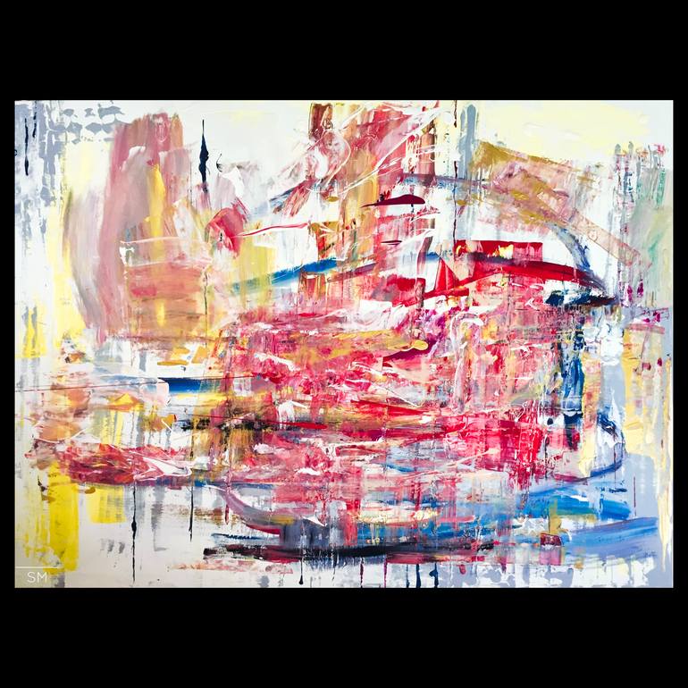 Original Abstract Painting by Sophie Mangelsen