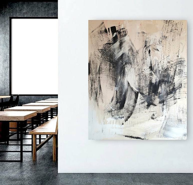 Original Conceptual Abstract Painting by Sophie Mangelsen