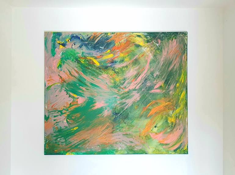 Original Abstract Expressionism Abstract Painting by Sophie Mangelsen