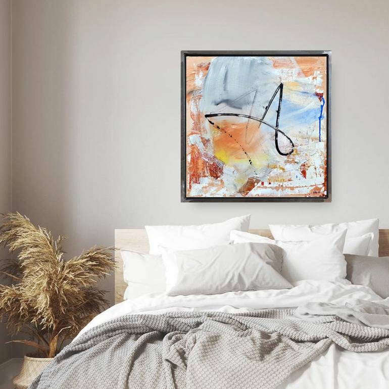 Original Abstract Expressionism Abstract Painting by Sophie Mangelsen