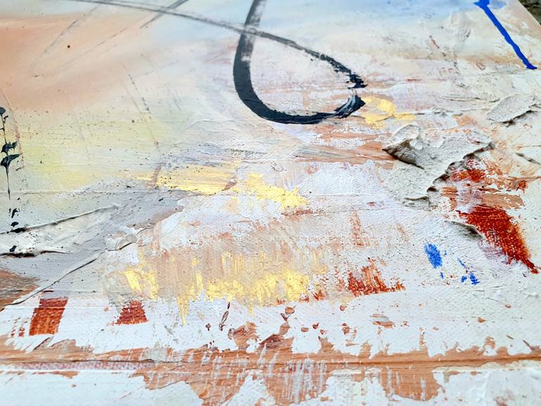 Original Abstract Expressionism Abstract Painting by Sophie Mangelsen