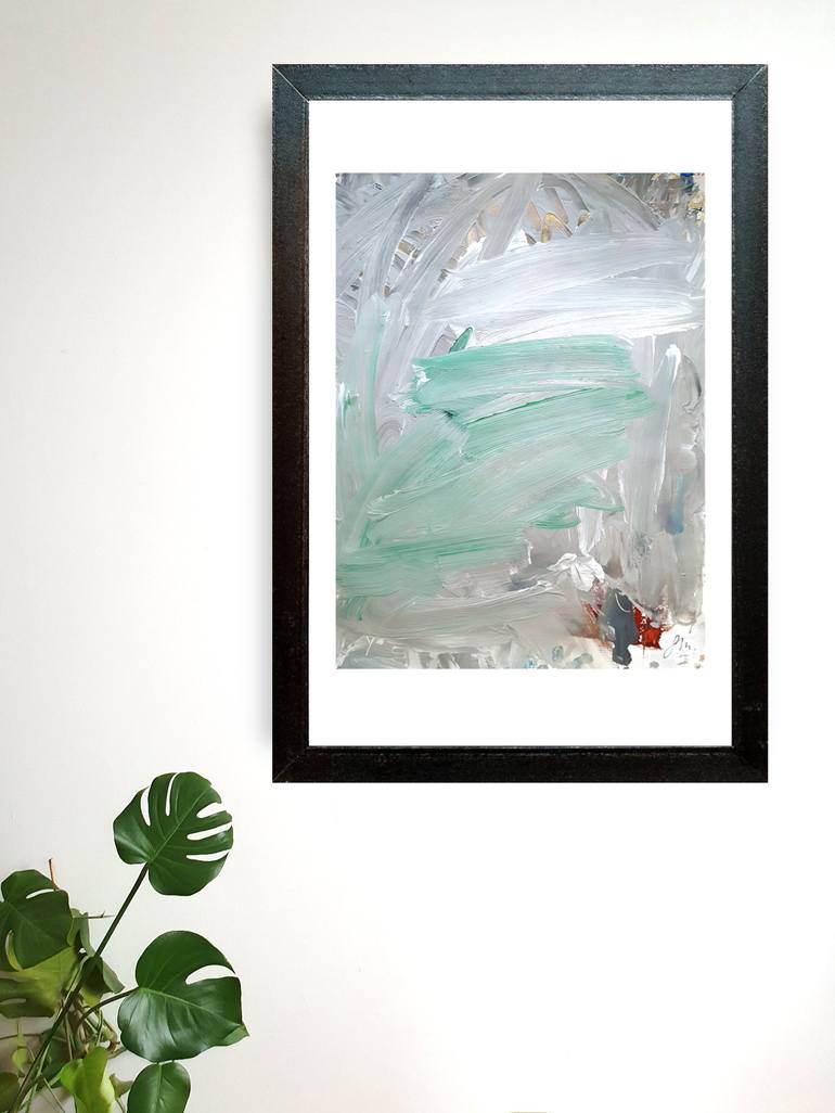 Original Abstract Expressionism Abstract Painting by Sophie Mangelsen