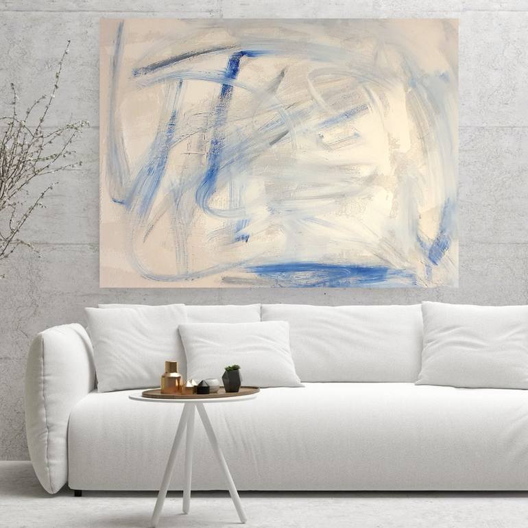 Original Abstract Expressionism Abstract Painting by Sophie Mangelsen