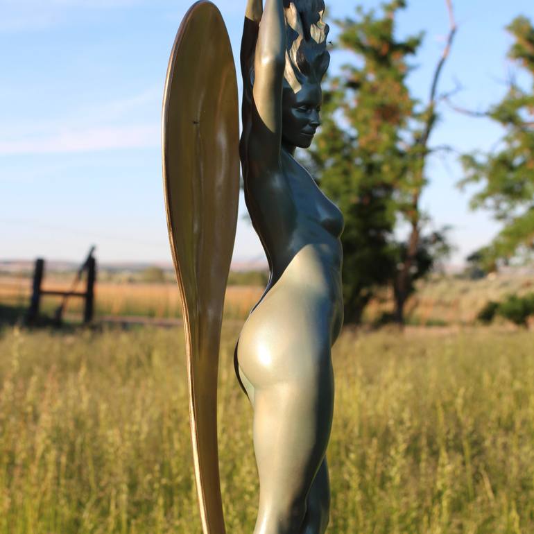 Original Art Nouveau Classical Mythology Sculpture by Ralph Bienert