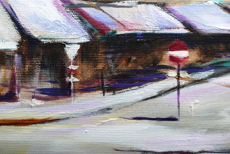 Original Documentary Architecture Painting by Edvard Karczmarski