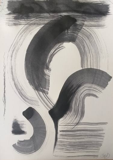 Original Abstract Drawings by Mariano Seib