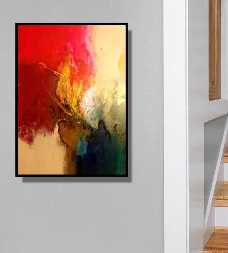 Original Abstract Painting by Mariano Seib