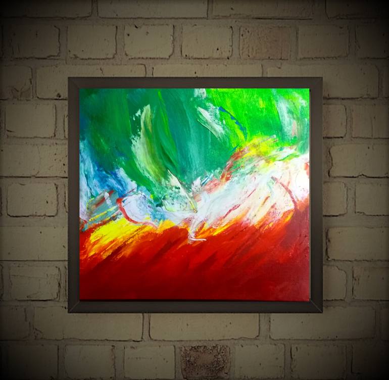Original Abstract Painting by Mariano Seib