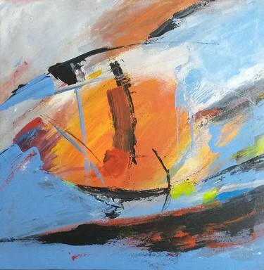 Original Abstract Expressionism Abstract Paintings by Mariano Seib