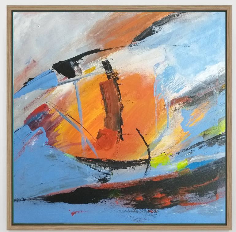 Original Abstract Painting by Mariano Seib