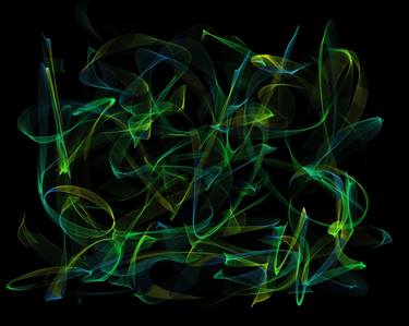 Original Abstract Expressionism Abstract Digital by Mariano Seib