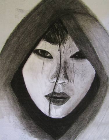 Original Realism Women Drawings by Mariano Seib
