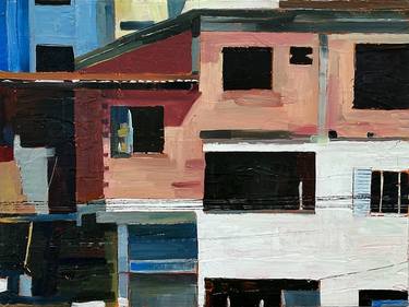 Original Figurative Architecture Paintings by Julien Porisse