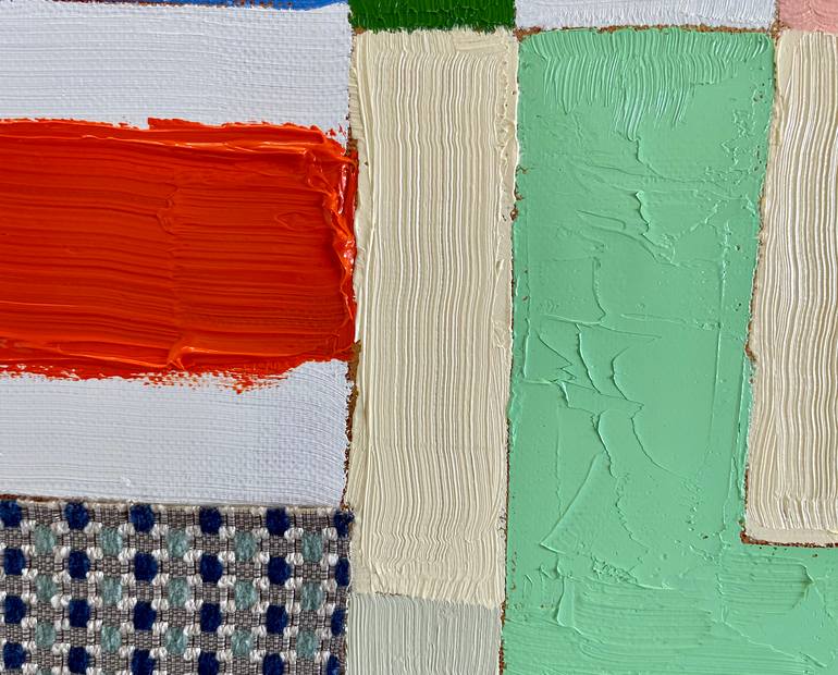 Original Abstract Geometric Painting by Julien Porisse