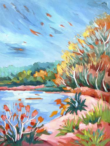 Original Impressionism Landscape Paintings by Danuta Antas-Woźniewska