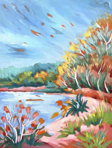 Original Impressionism Landscape Paintings by Danuta Antas-Woźniewska