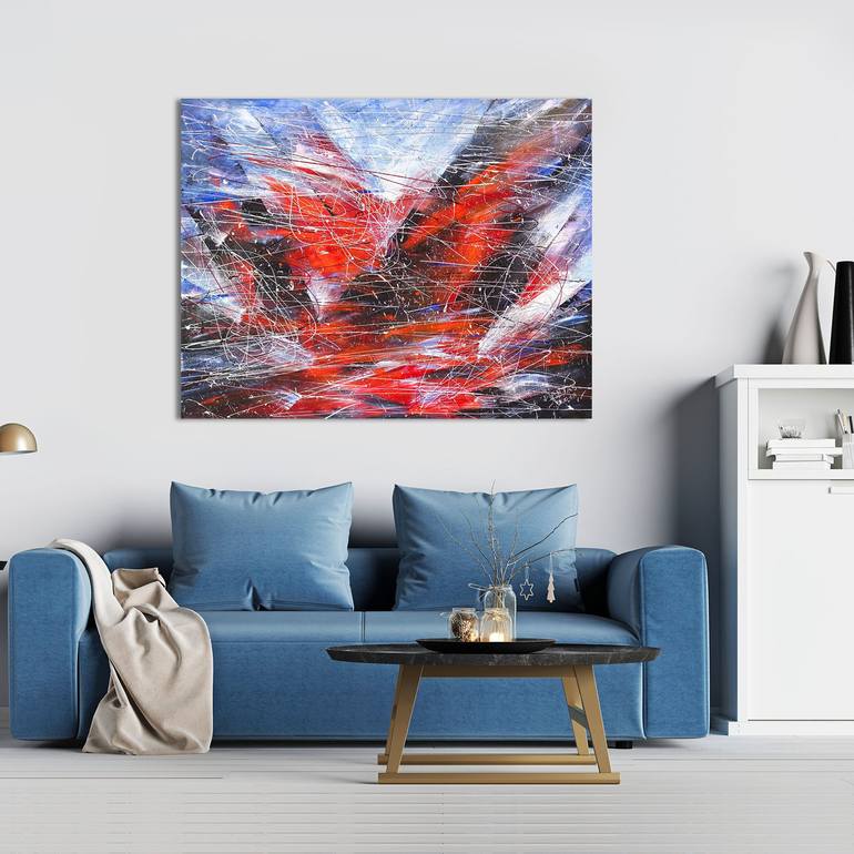 Original Abstract Painting by Danuta Antas-Woźniewska