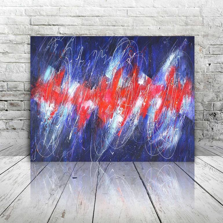 Original Abstract Painting by Danuta Antas-Woźniewska