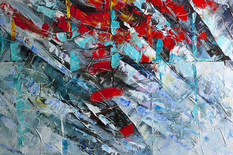 Original Abstract Expressionism Abstract Painting by Danuta Antas-WoźNiewska