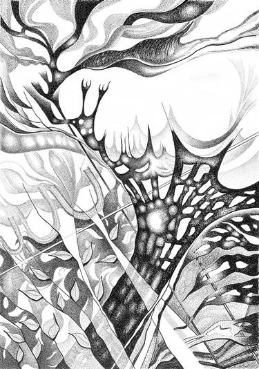 Original Conceptual Fantasy Drawings by Danuta Antas-Woźniewska