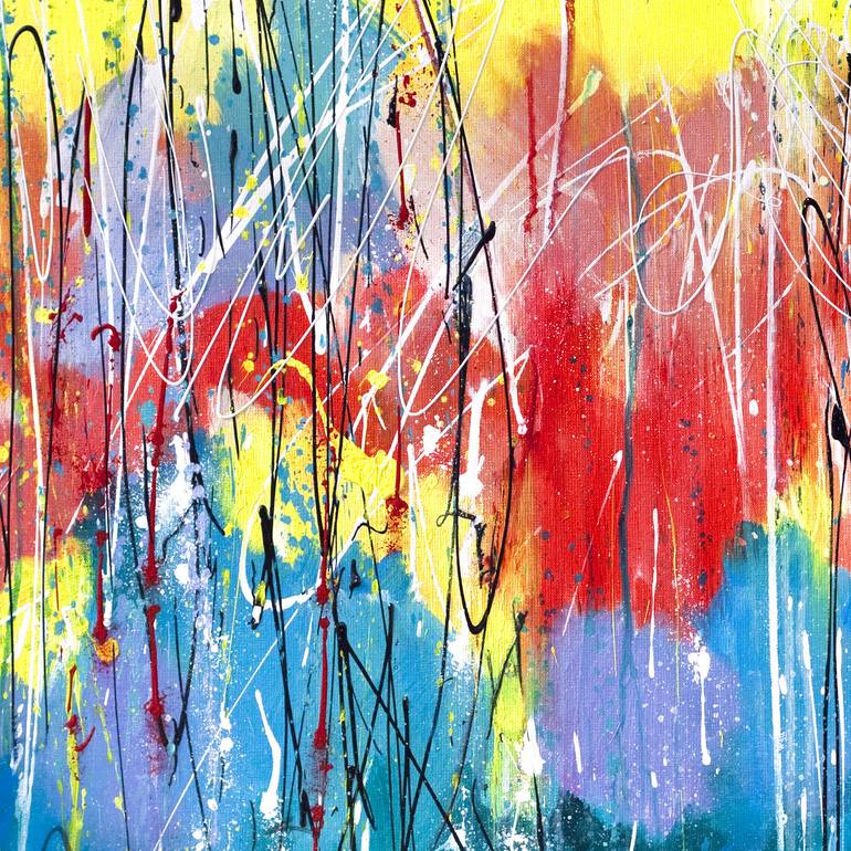 Original Abstract Expressionism Abstract Painting by Danuta Antas-WoźNiewska