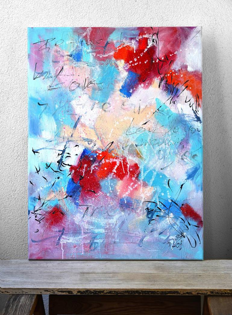 Original Abstract Painting by Danuta Antas-Woźniewska