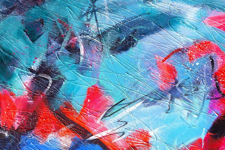 Original Abstract Expressionism Abstract Painting by Danuta Antas-WoźNiewska