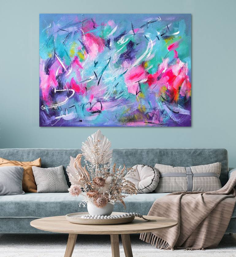 Original Abstract Painting by Danuta Antas-Woźniewska