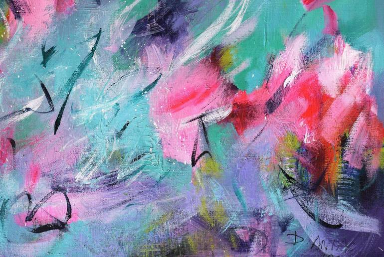 Original Abstract Painting by Danuta Antas-Woźniewska