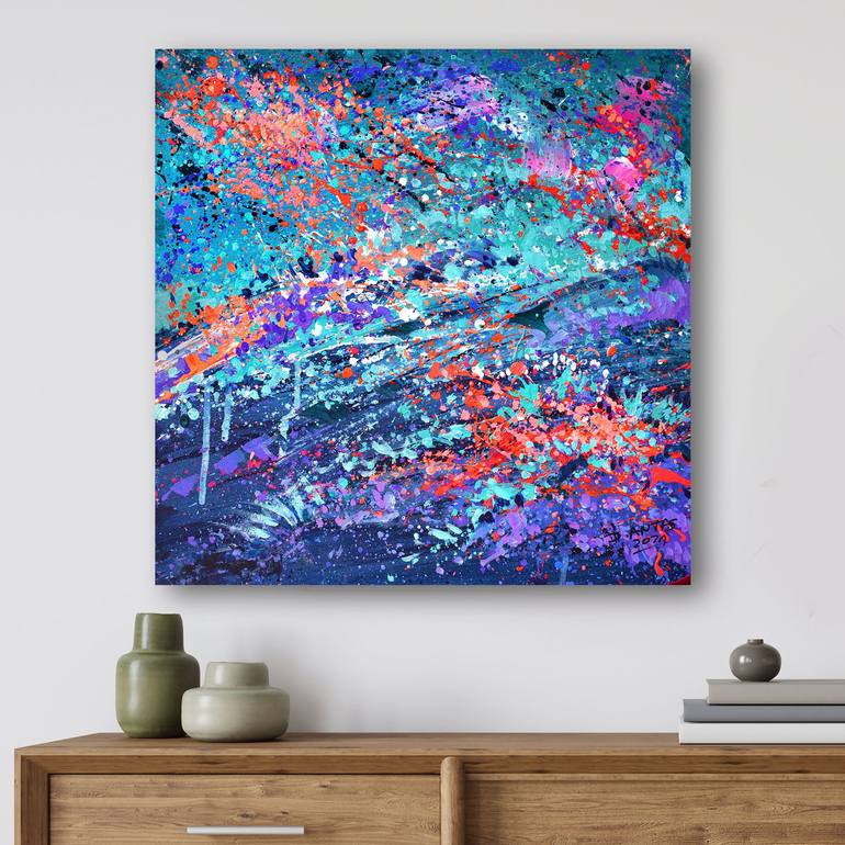 Original Abstract Painting by Danuta Antas-Woźniewska