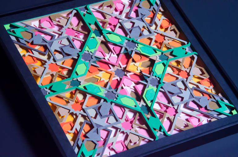 Original Art Deco Patterns Sculpture by Zubin Jhaveri