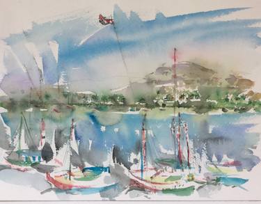 Clustered Sailboats on the Nile thumb