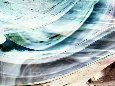 Print of Abstract Landscape Mixed Media by Adriana Ricciardi