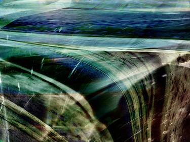 Print of Abstract Landscape Mixed Media by Adriana Ricciardi