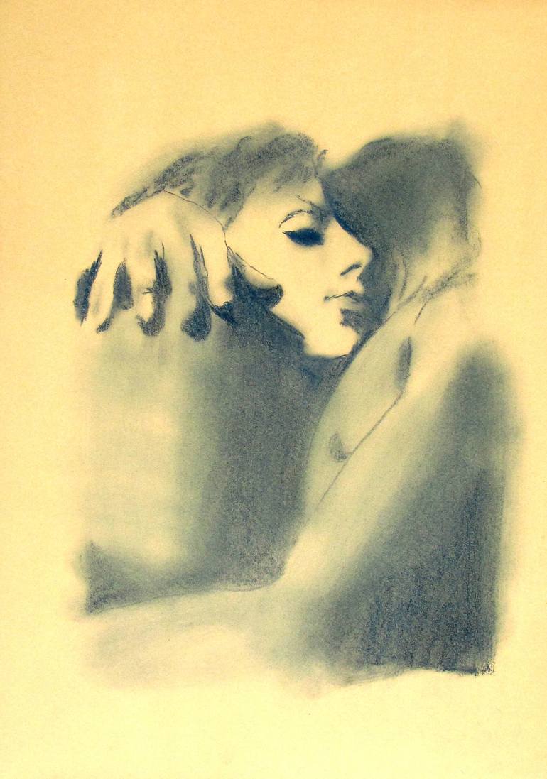 Lovers #G727 Drawing by Gianfranco Fusari | Saatchi Art