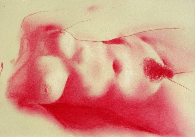 Nude #Z1098 Drawing by Gianfranco Fusari | Saatchi Art