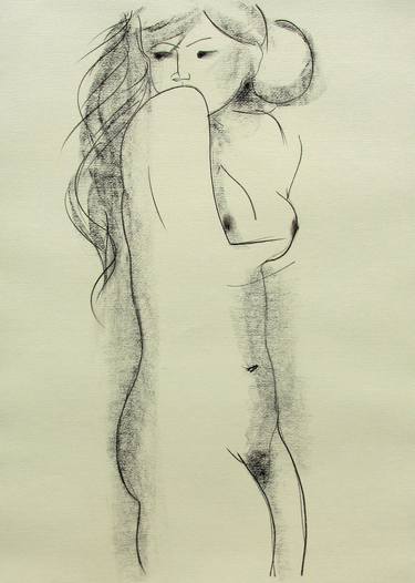 Original Nude Drawings by Gianfranco Fusari