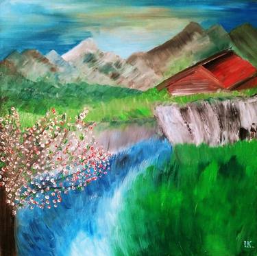 Original Impressionism Nature Paintings by Irena Kafkova