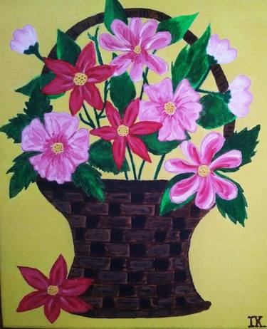 Original Floral Paintings by Irena Kafkova