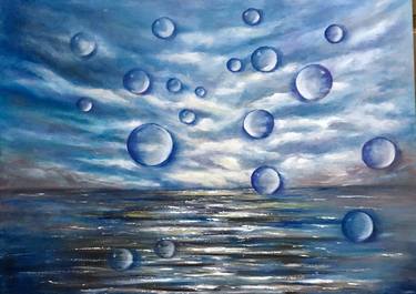 Print of Art Deco Seascape Paintings by Marina Tomina