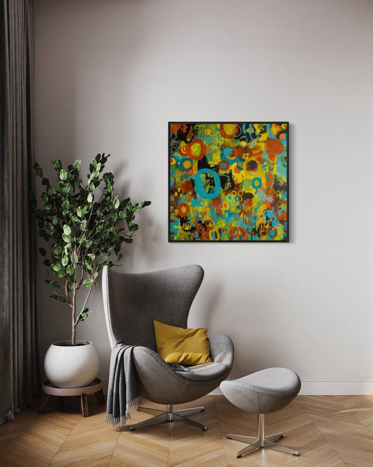 Original Abstract Expressionism Abstract Painting by Brenden Spivey