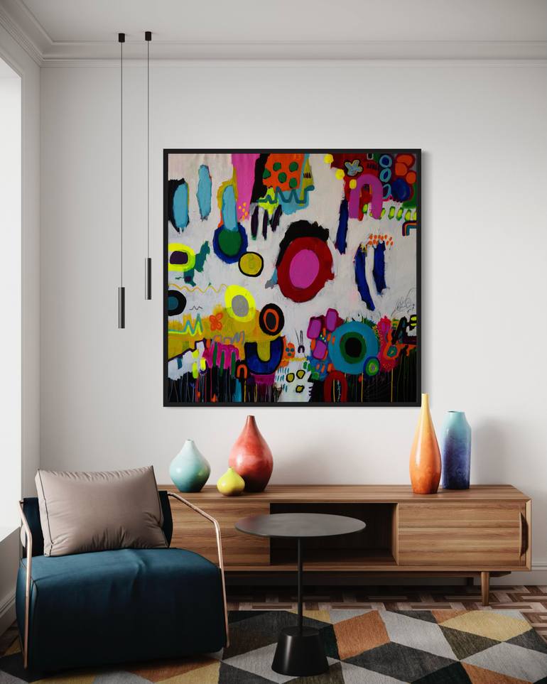 Original Abstract Expressionism Abstract Painting by Brenden Spivey