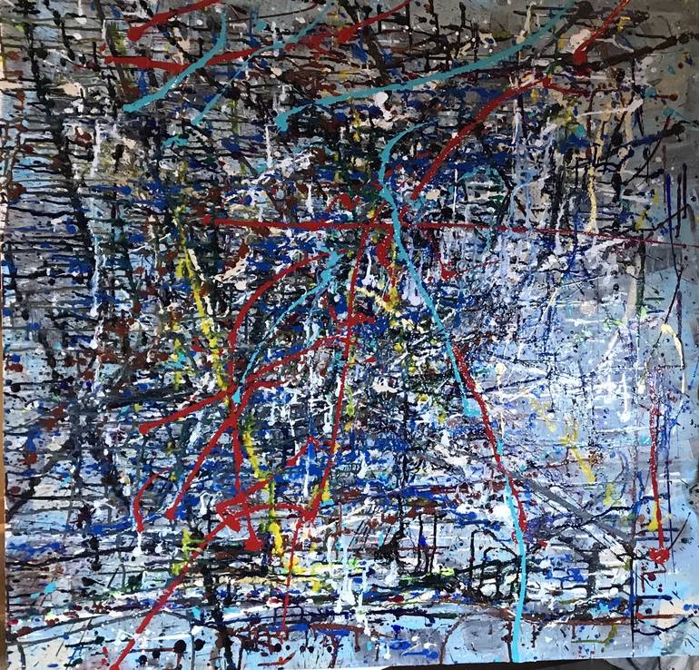 Original Abstract Expressionism Abstract Painting by Brenden Spivey